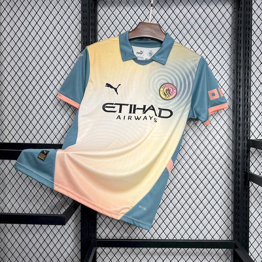 Fotballdrakt Manchester City 2024/25 fjerde