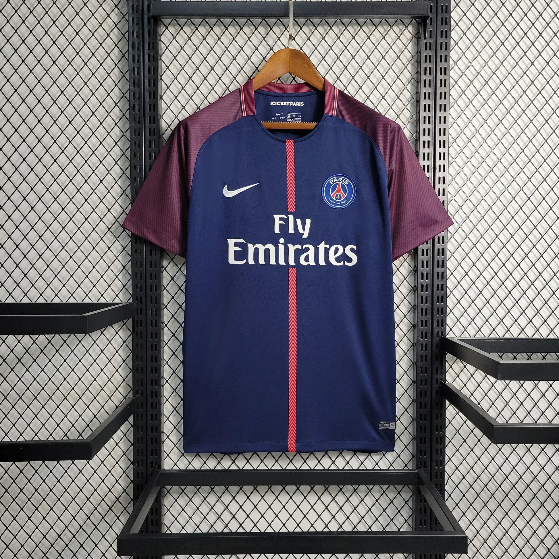 Voetbalshirt Paris retro 2017 2018
