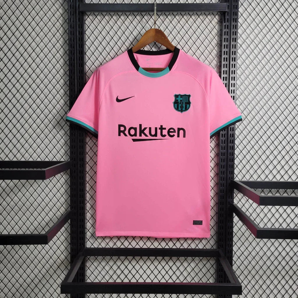 Voetbalshirt FC Barcelona 2020 2021 Roze