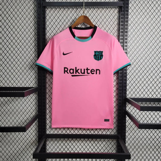 Voetbalshirt FC Barcelona 2020 2021 Roze