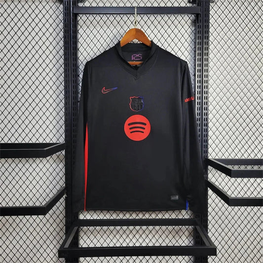 Voetbalshirt 24-25 Barcelona Lange Mouw