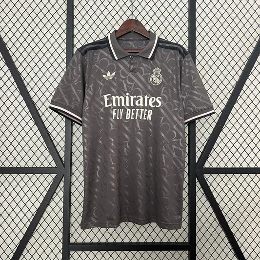 Voetbalshirt Real Madrid third zwart 2024/25