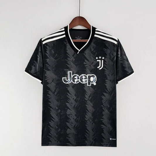 Voetbalshirt Juventus seizoen 2022-2023 uit away zwart