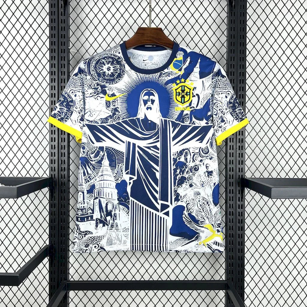 Voetbalshirt Brazilië concept 2025-26