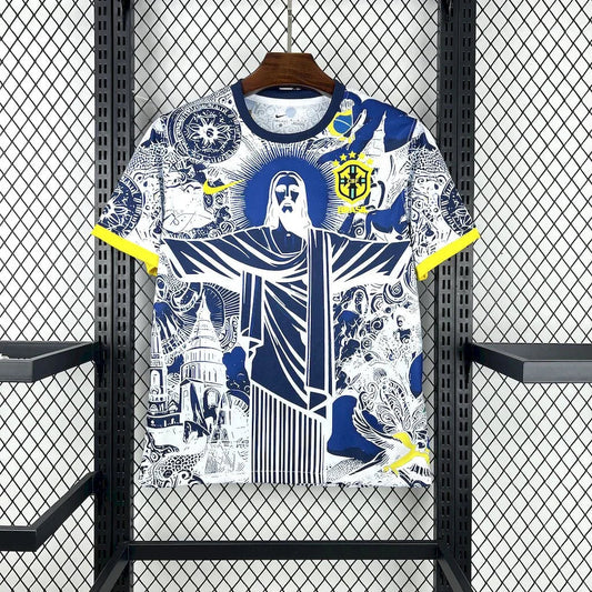 Voetbalshirt Brazilië concept 2025-26