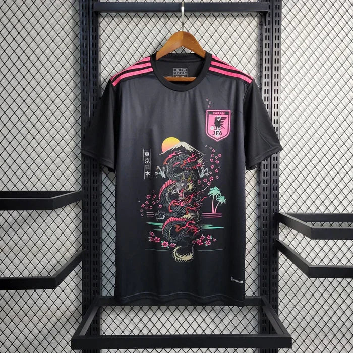 Voetbalshirt Japan seizoen 2023-2024 training zwart