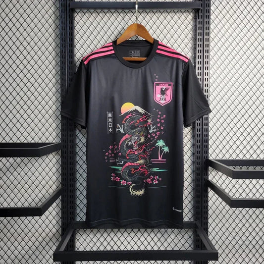Voetbalshirt Japan seizoen 2023-2024 training zwart