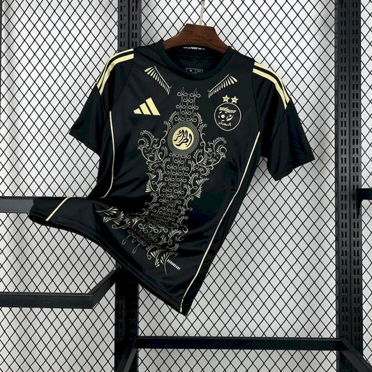 Voetbalshirt Algerije zwart 2025 2026
