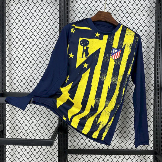 Voetbalshirt Atlético Madrid lange mouw 2025-26 training
