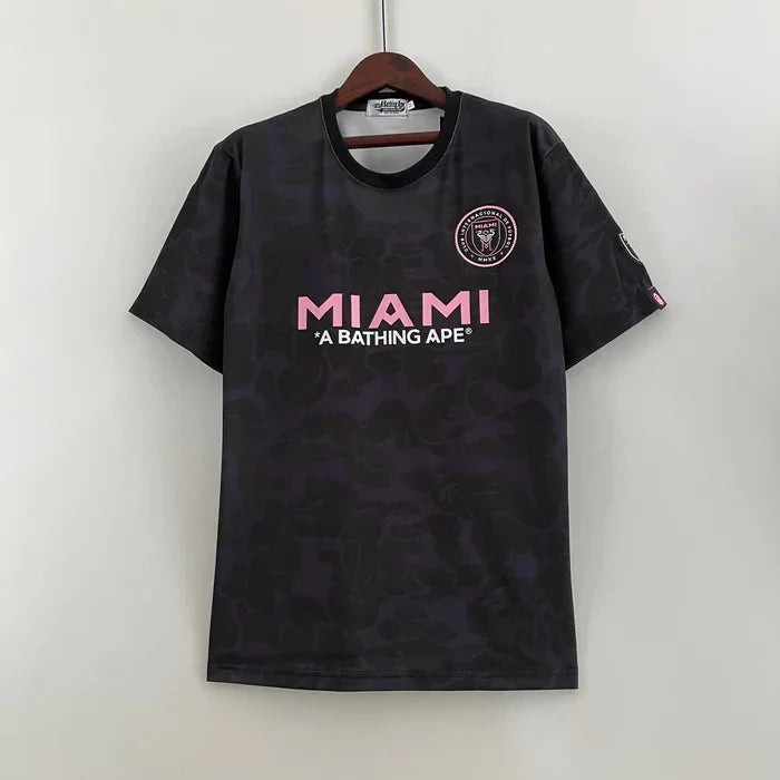 Voetbalshirt Inter Miami seizoen 2023-2024 gelimiteerde editie zwart