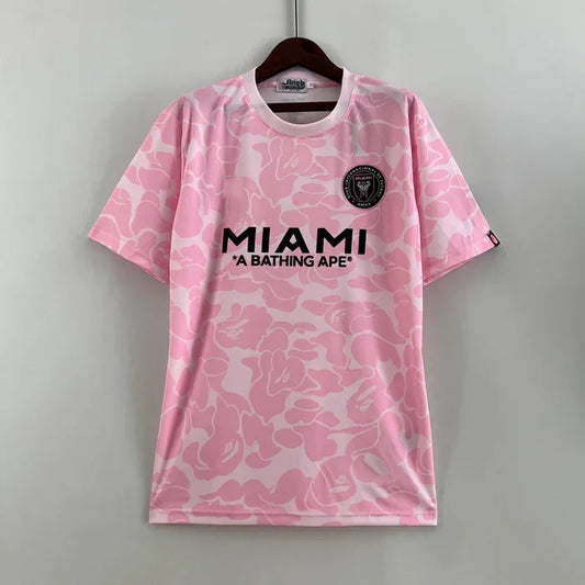 Voetbalshirt Inter Miami seizoen 2023-2024 gelimiteerde editie roze