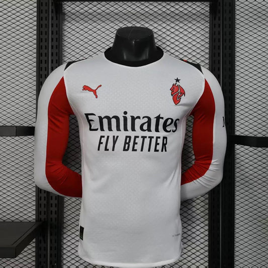 Voetbalshirt AC Milan lange mouw 2025-26