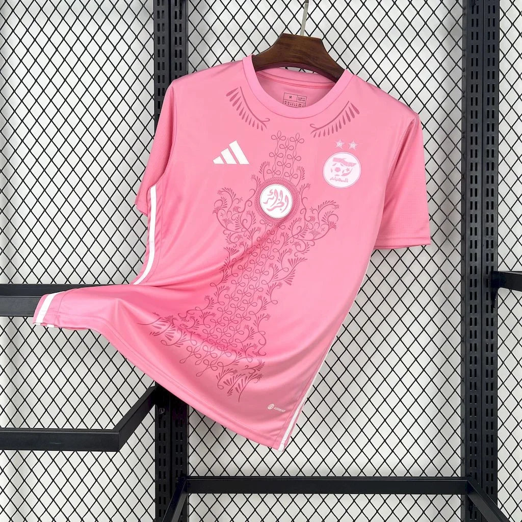 Voetbalshirt Algerije voetbal roze 2025 2026
