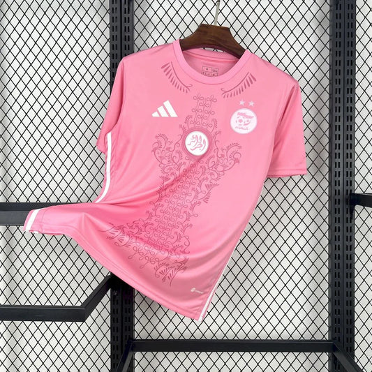 Voetbalshirt Algerije voetbal roze 2025 2026