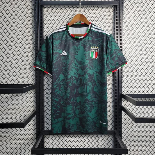 Voetbalshirt Italië Seizoen 2023-2024 speciale editie Groen