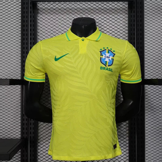 Voetbalshirt Brazilië Concept Groen & Geel 2025-26