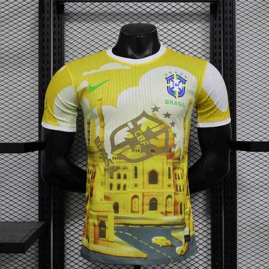 Voetbalshirt Brazilië Concept 2025 Geel