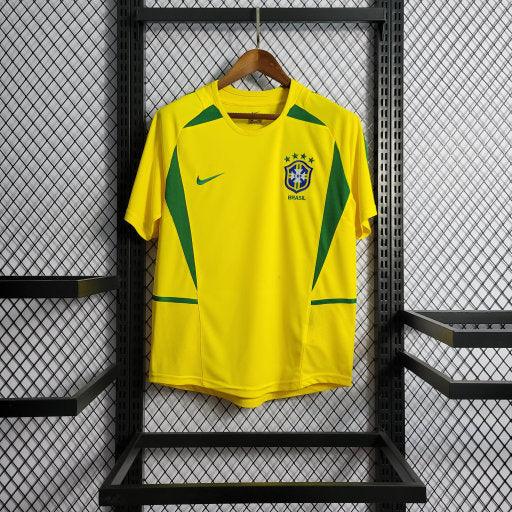 Voetbalshirt Brazilië retro 2002