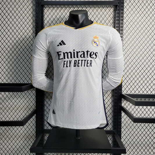 Voetbalshirt 23-24 Real Madrid Lange Mouw