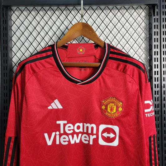 Fotballdrakt Manchester United 2023/24 langærmet