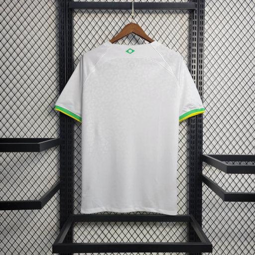 Fotballdrakt Brasil 22/23 Leopard Hvit