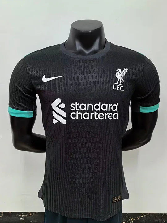 Voetbalshirt Liverpool seizoen 2023-2024 uit version player volledig zwart