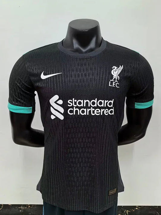 Voetbalshirt Liverpool seizoen 2023-2024 uit version player volledig zwart