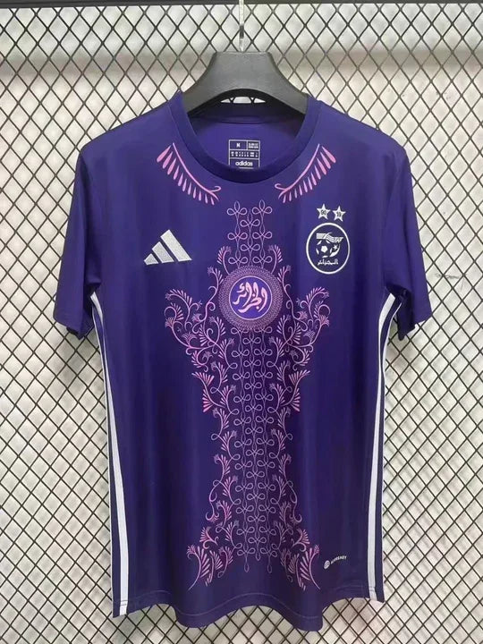 Voetbalshirt Algerije 2024/2025 concept Paars