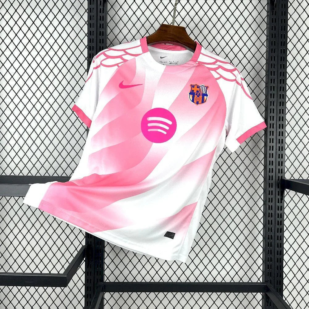 Voetbalshirt FC Barcelona Concept Roze & Wit 2025-26