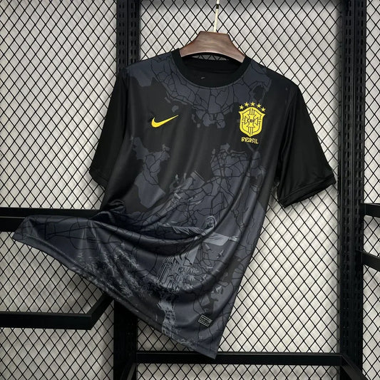 Voetbalshirt Brazilië  voetbal concept 2024 2025