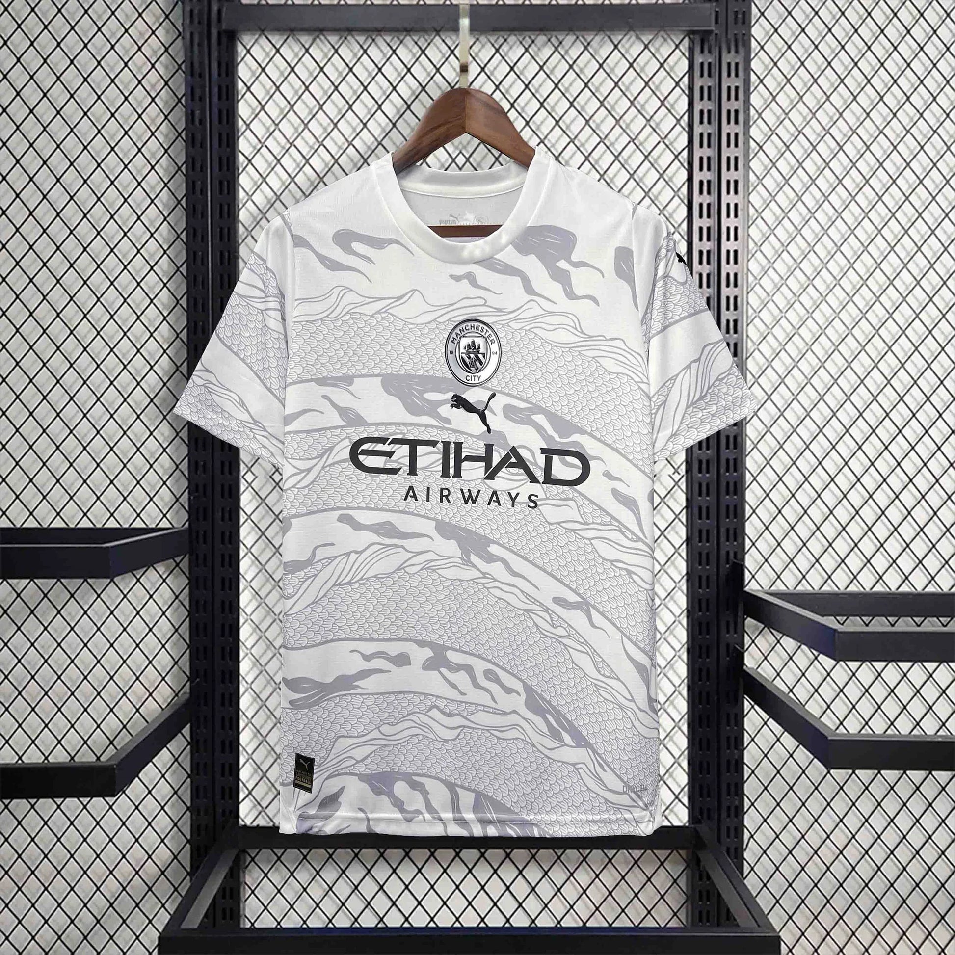 Voetbalshirt Manchester City seizoen 2023-2024 editie nouvel an Chinois
