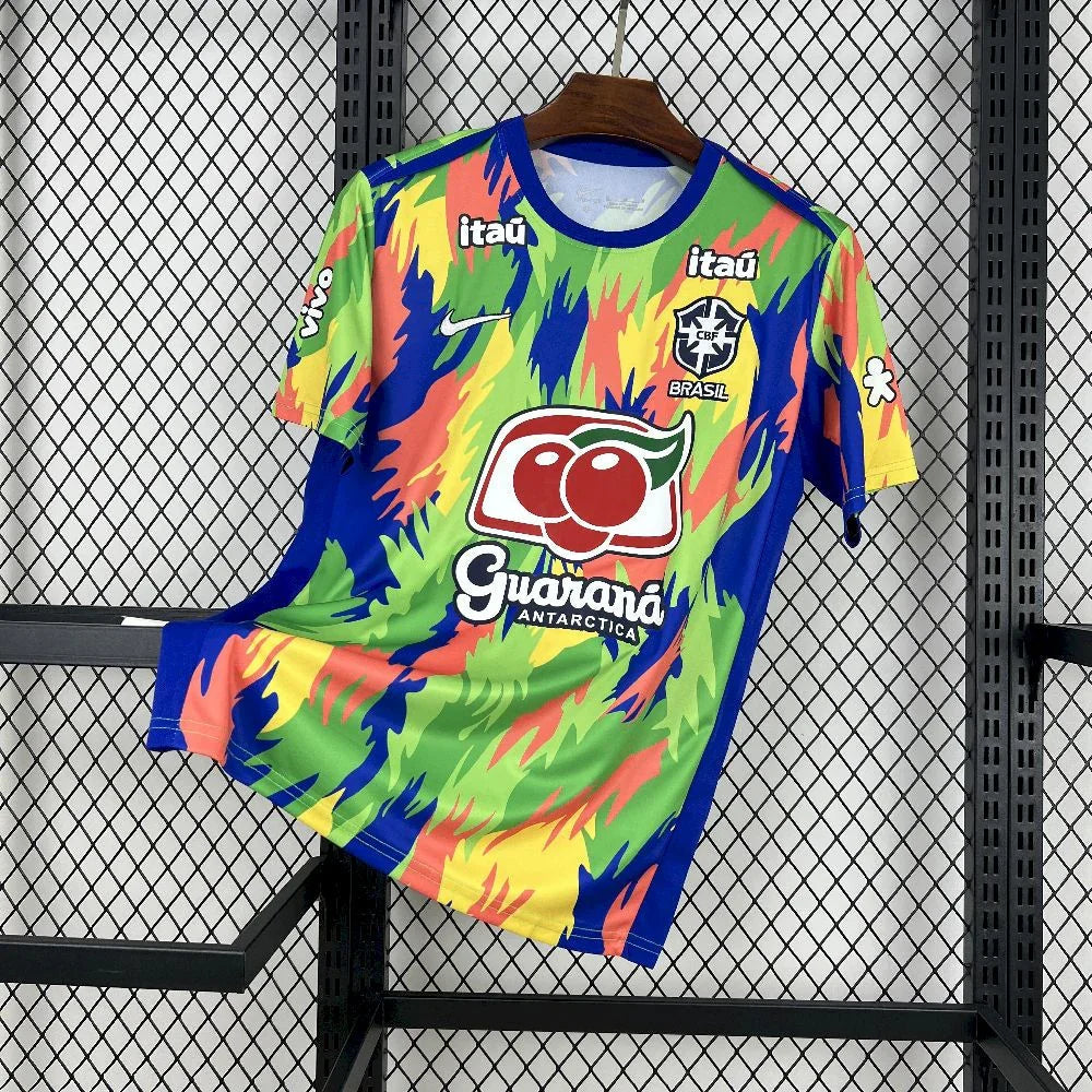 Voetbalshirt Brazilië training 2025-26