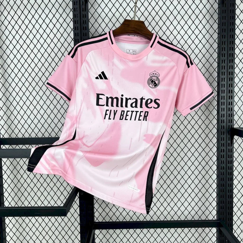 Voetbalshirt Real Madrid Concept Roze & Wit 2025