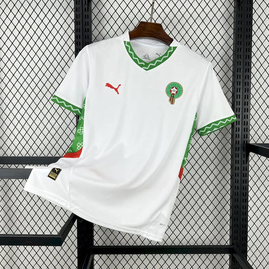 Voetbalshirt Marokko Uit Wit Afrika Cup 2025-26