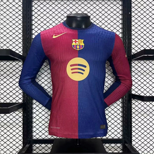 Voetbalshirt 24-25 Barcelona Lange Mouw