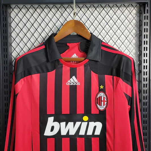 Fotballdrakt AC Milan Retro 2007/08 Langærmet