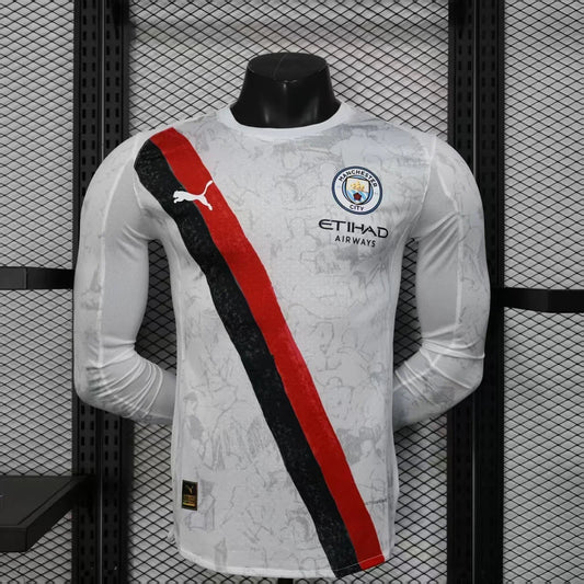 Voetbalshirt Manchester City uit lange mouw 2025-26