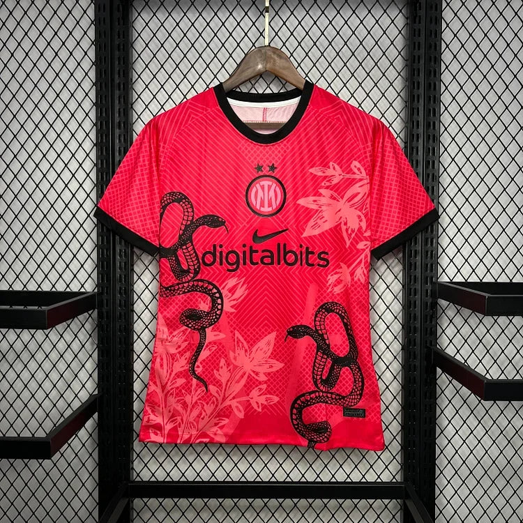 Voetbalshirt Inter Milan Peau de serpent Speciale Editie 2024-2025