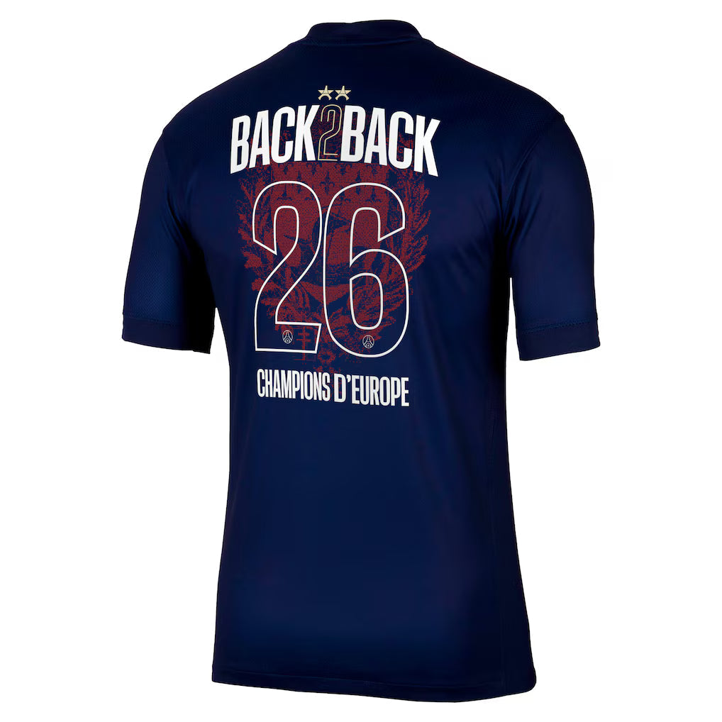 VOETBALSHIRT PSG BACK2BACK 2 STERREN ⭐️ ⭐️