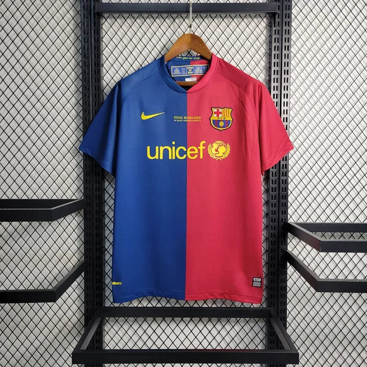 Voetbalshirt Retro FC Barcelona Thuis 2008-09