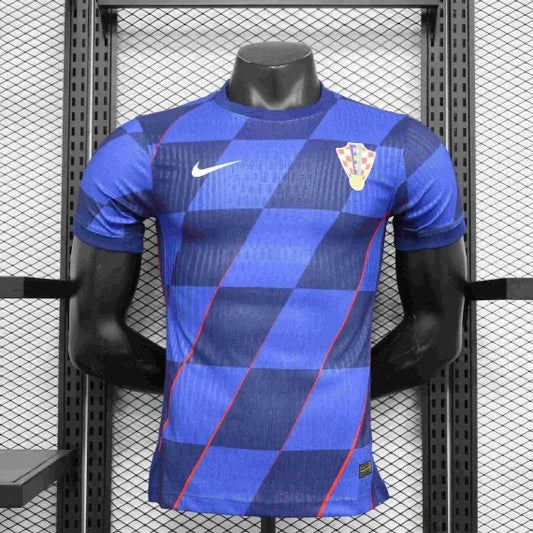 VOETBALSHIRTS KROATIË 2024/25 UIT VERSION NORMALE