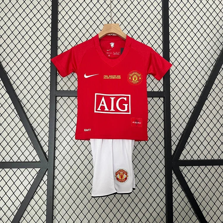 KINDERTENUE RETRO MANCHESTER UNITED 2008