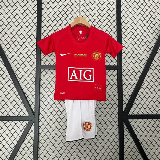 KINDERTENUE RETRO MANCHESTER UNITED 2008
