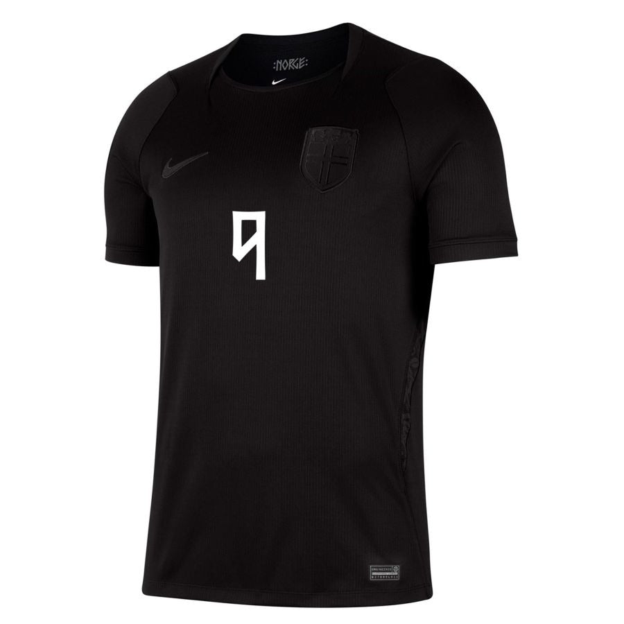 Maillot Norvège Extérieur 2026 Haaland 9 détail