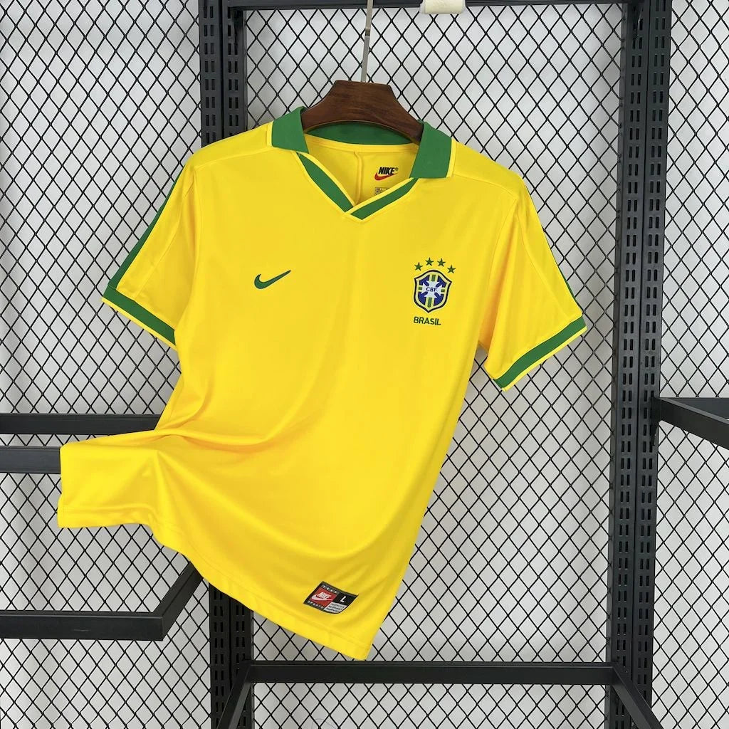 Voetbalshirt Brazilië voetbal 1997 retro