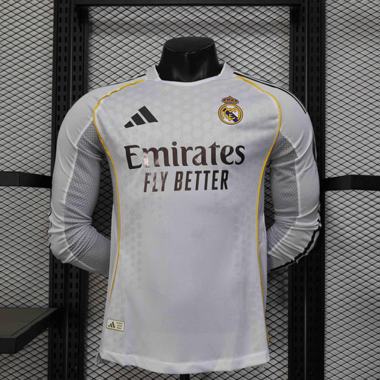 Voetbalshirt 25-26 Real Madrid Lange Mouw