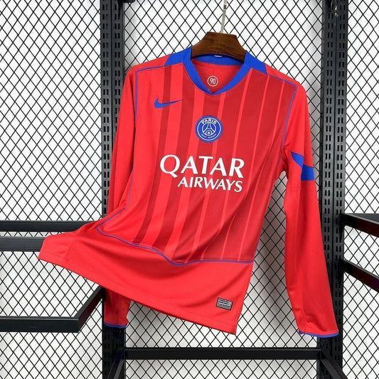 Voetbalshirt Lange Mouw PSG rood