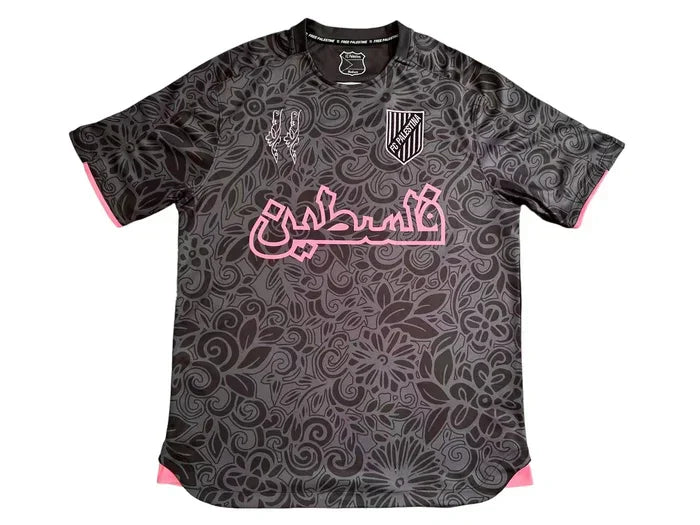 VOETBALSHIRT 24/25 PALESTINE ZWART SPÉCIAL